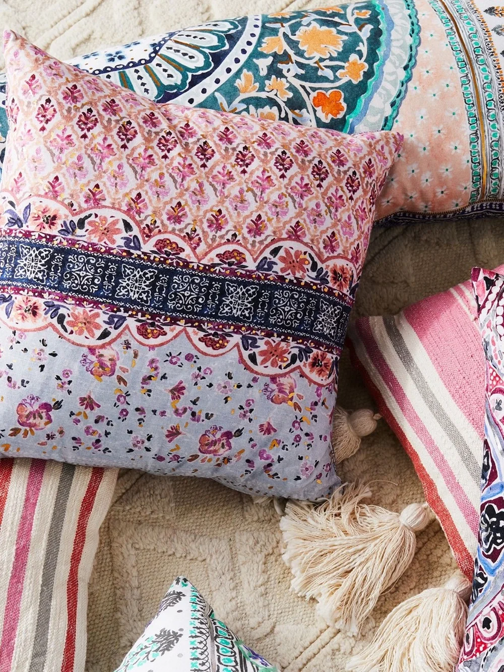Anthropologie Aurora Pillowcase | 18” x 18”